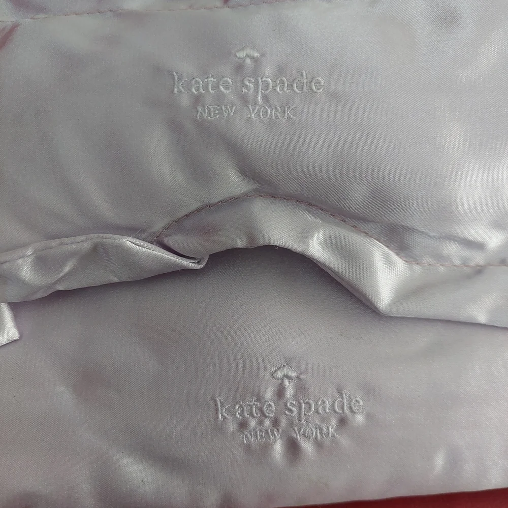 NWOT Kate Spade Light Pink Satin Pouch And Night Eye MASK (Bag D)